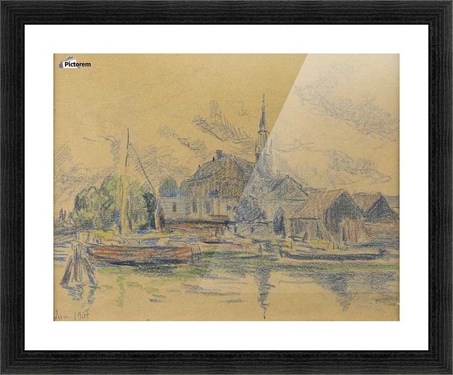 The Riverbanks Picture Frame print