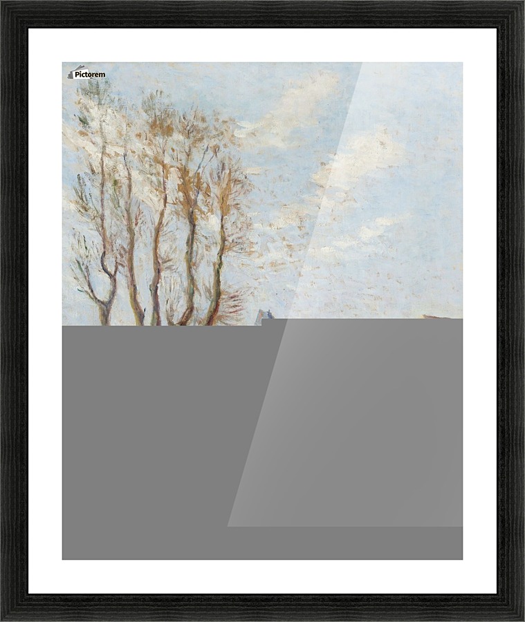 The Road with Goats Pasturing Picture Frame print