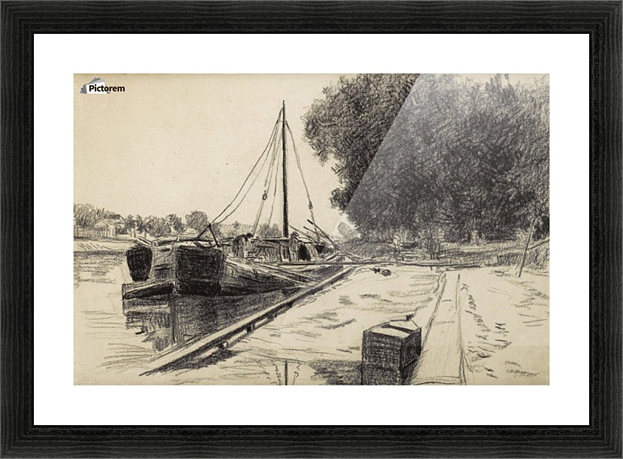 The Barque Picture Frame print