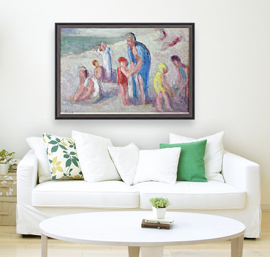 Landscape with Bathers Reproduction