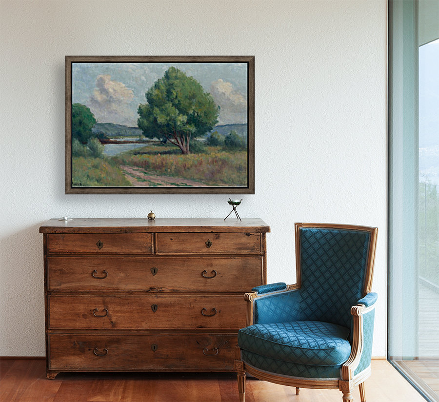 Roche-Guyon, the Trees Reproduction
