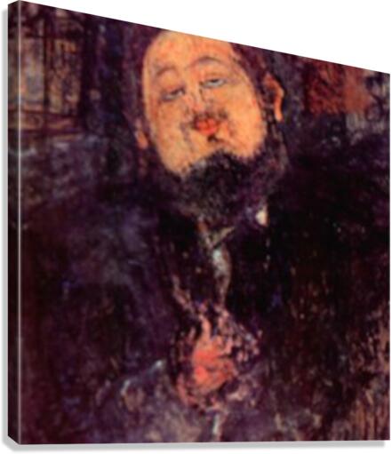 Modigliani - Diego Rivera Canvas Print