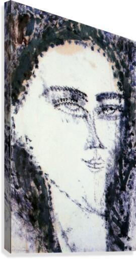 Modigliani - Head -2- Canvas Print