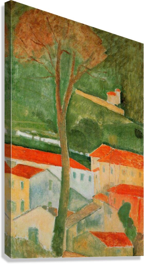 Modigliani - Landscape -2- Canvas Print