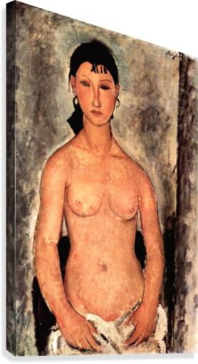 Modigliani - Standing Elvira Canvas Print