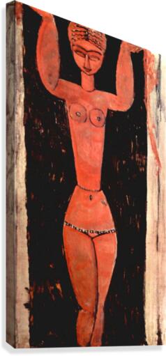 Modigliani - Standing Karyatide Canvas Print