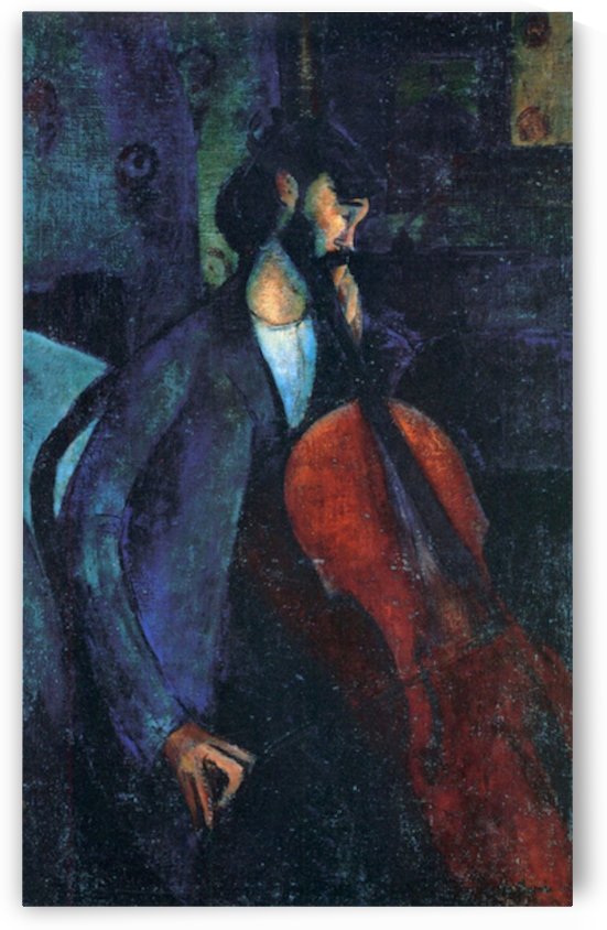 Modigliani - The Cellist by Modigliani