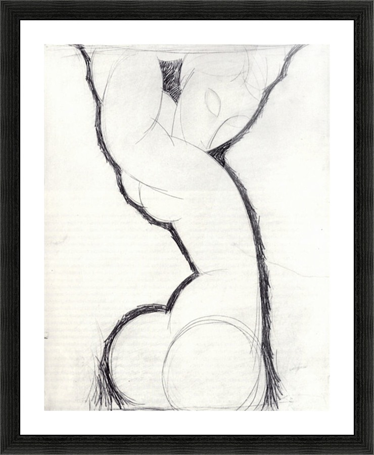 Modigliani - Caryatid -4- Picture Frame print