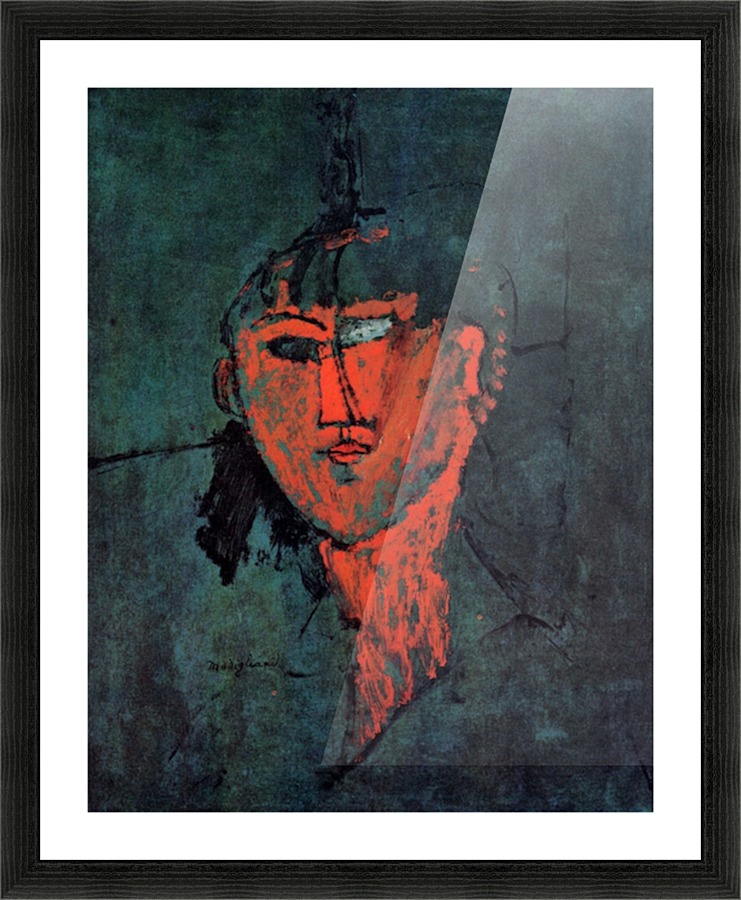 Modigliani - Head Picture Frame print