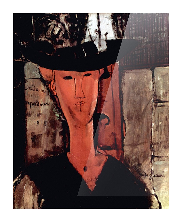 Modigliani - Lady With Hat Picture Frame print