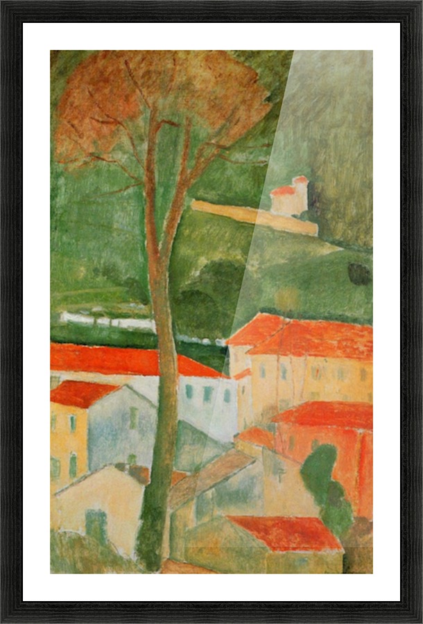 Modigliani - Landscape -2- Picture Frame print