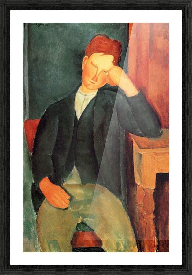 Modigliani - Peasant boy -2- Picture Frame print