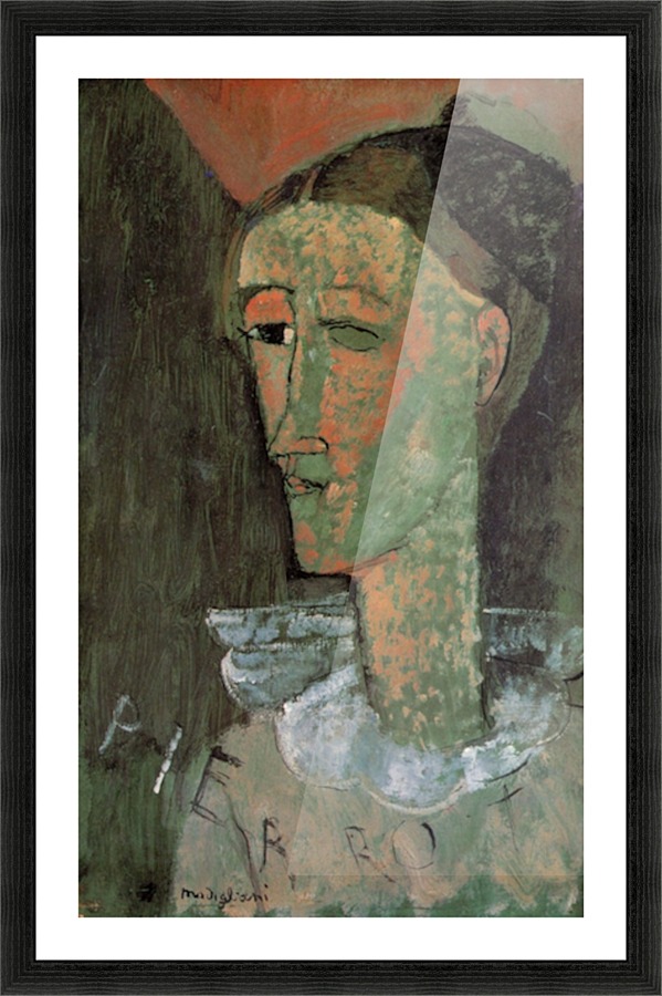 Modigliani - Pierrot Picture Frame print