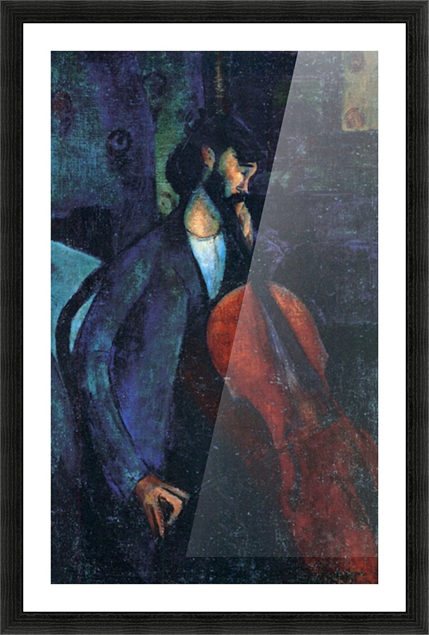 Modigliani - The Cellist Picture Frame print