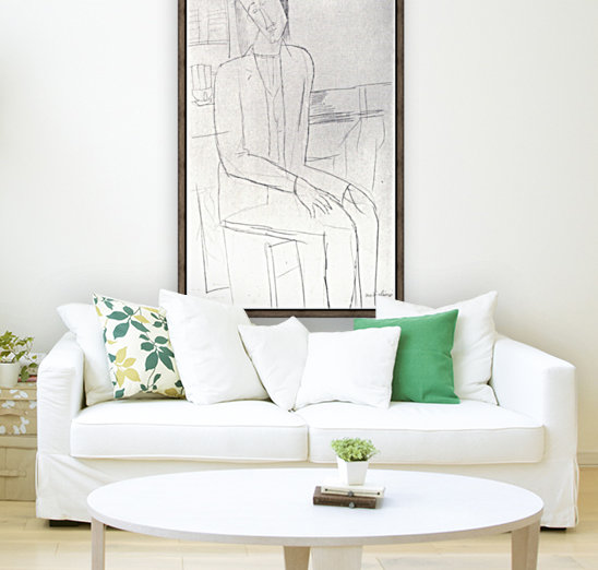 Modigliani - Sitting man Reproduction