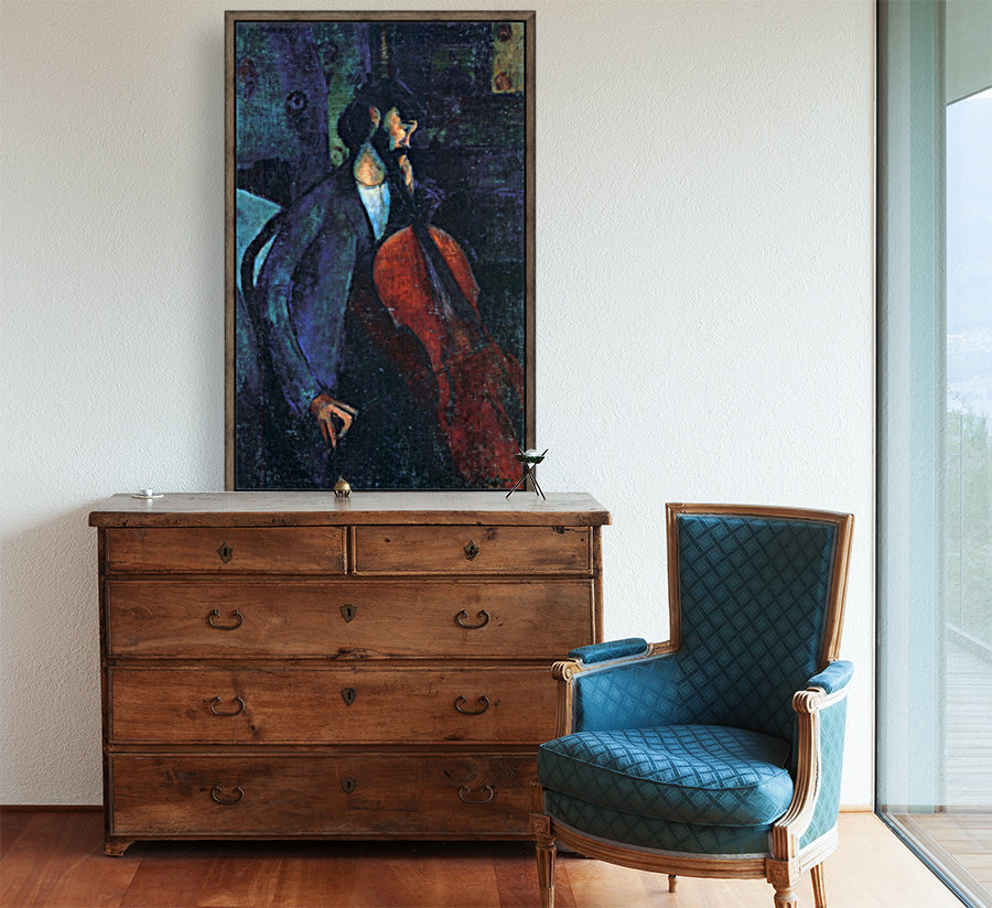 Modigliani - The Cellist Reproduction