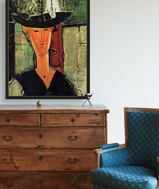 Modigliani - Madame Pompadour by Modigliani