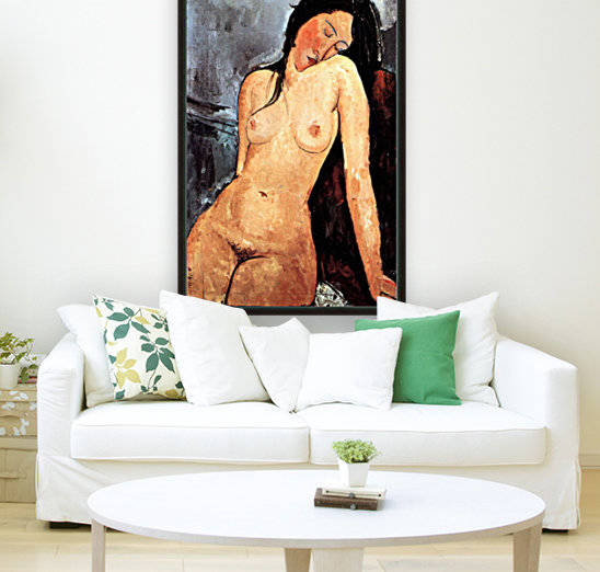 Modigliani - Nude female by Modigliani