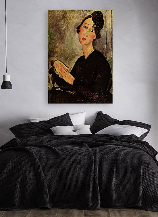 Modigliani - Portrait of Dedie by Modigliani