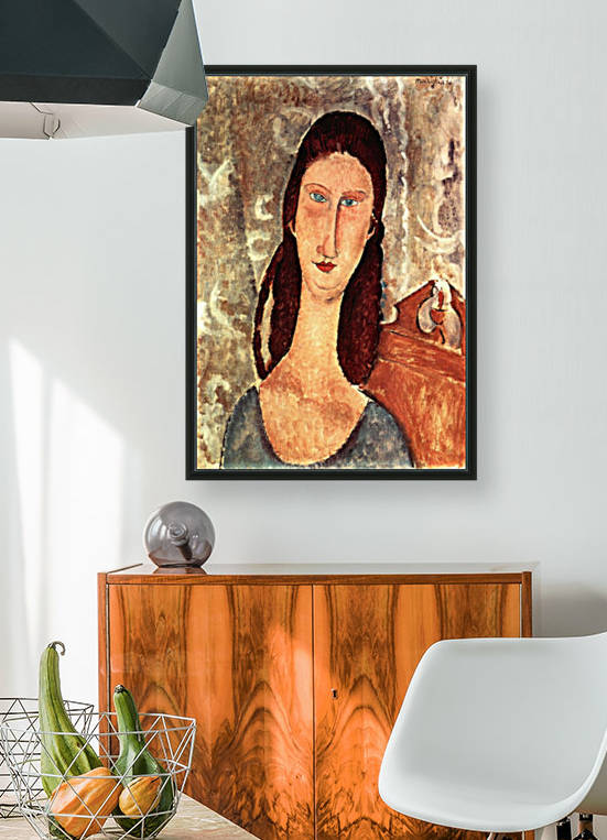 Modigliani - Portrait of Jeanne Hebuterne -2- by Modigliani