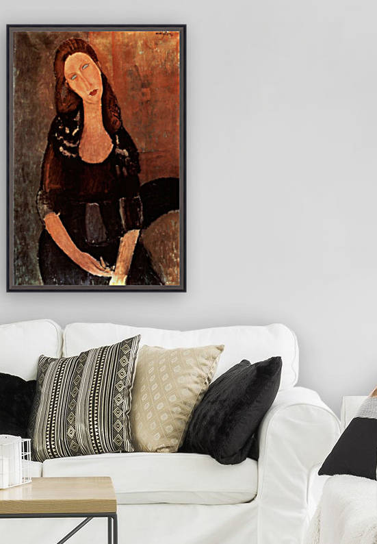 Modigliani - Portrait of Jeanne Hebuterne -3- by Modigliani
