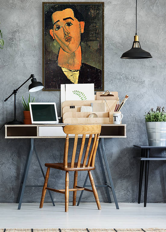 Modigliani - Portrait of Juan Gris by Modigliani