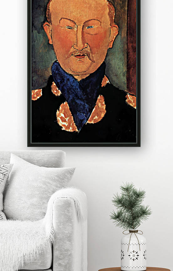 Modigliani - Portrait of Leon Bakst by Modigliani