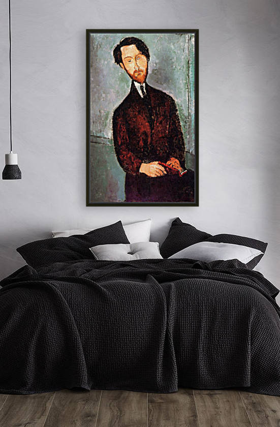 Modigliani - Portrait of Leopold Zborowski -3- by Modigliani