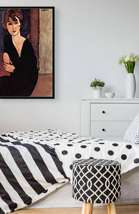 Modigliani - Portrait of Madame Reynouard by Modigliani