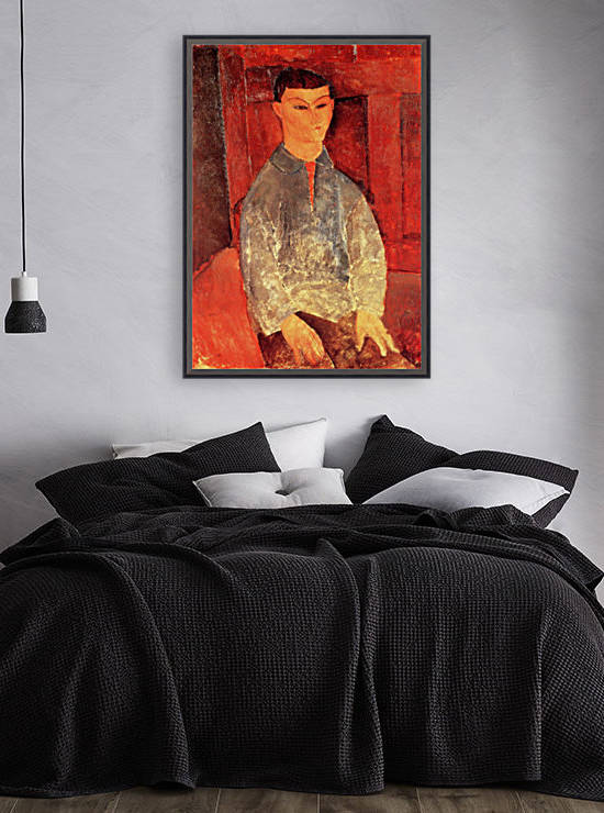 Modigliani - Portrait of Moise Kisling -3- by Modigliani