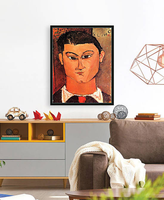 Modigliani - Portrait of Moise Kisling -4- by Modigliani
