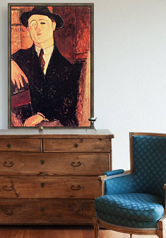 Modigliani - Portrait of Paul Guillaume -2- by Modigliani