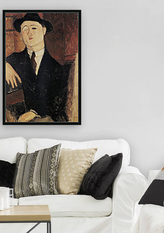 Modigliani - Portrait of Paul Guillaume -3- by Modigliani