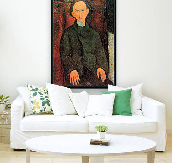 Modigliani - Portrait of Pinchus Kremegne by Modigliani