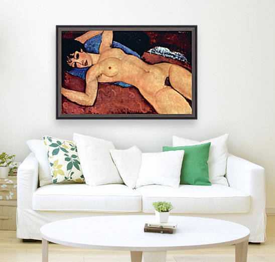 Modigliani - Reclining Nude by Modigliani
