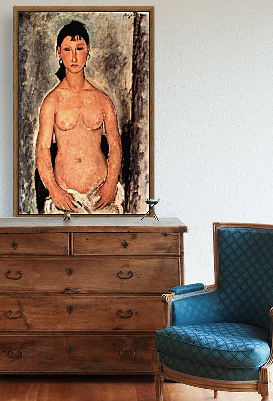 Modigliani - Standing Elvira by Modigliani