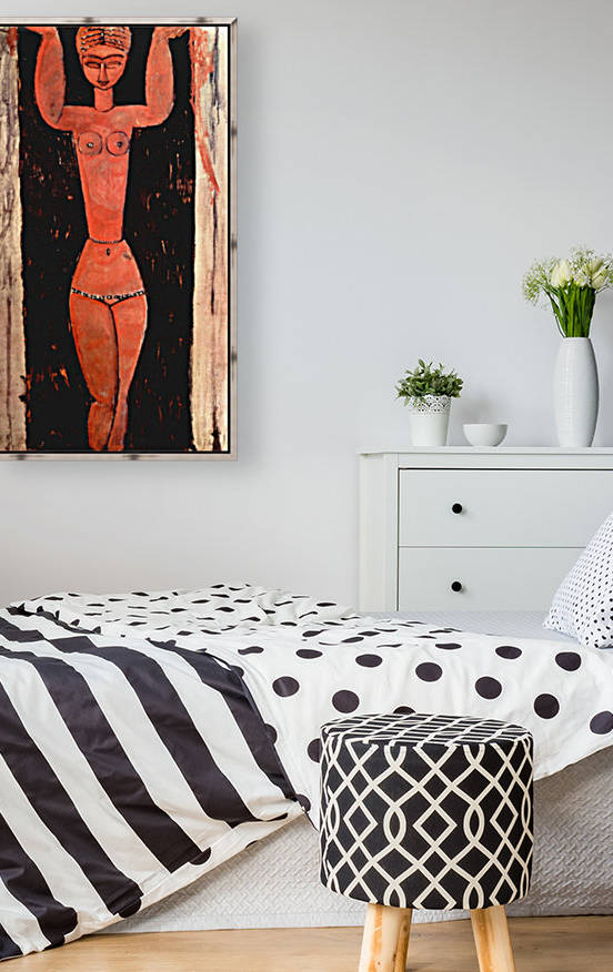 Modigliani - Standing Karyatide by Modigliani