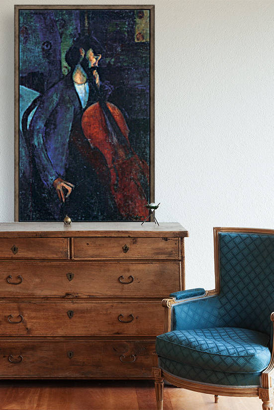 Modigliani - The Cellist by Modigliani
