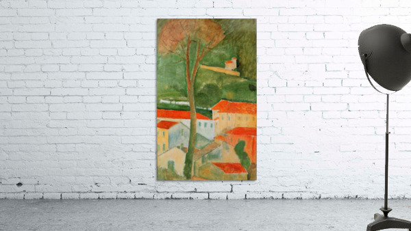 Modigliani - Landscape -2- Wall Preview