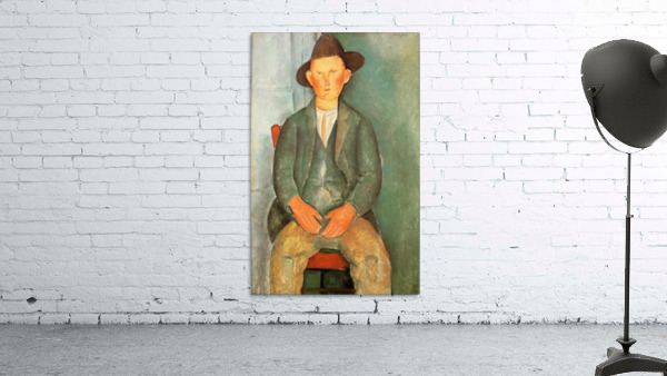 Modigliani - Peasant boy Wall Preview