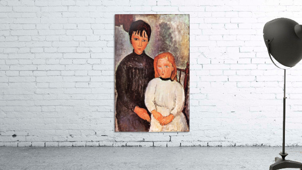 Modigliani - Two children Wall Preview