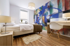 Bull Mural print