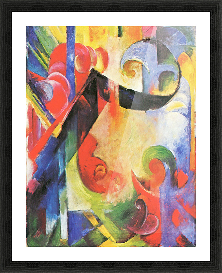 Broken Forms Picture Frame print
