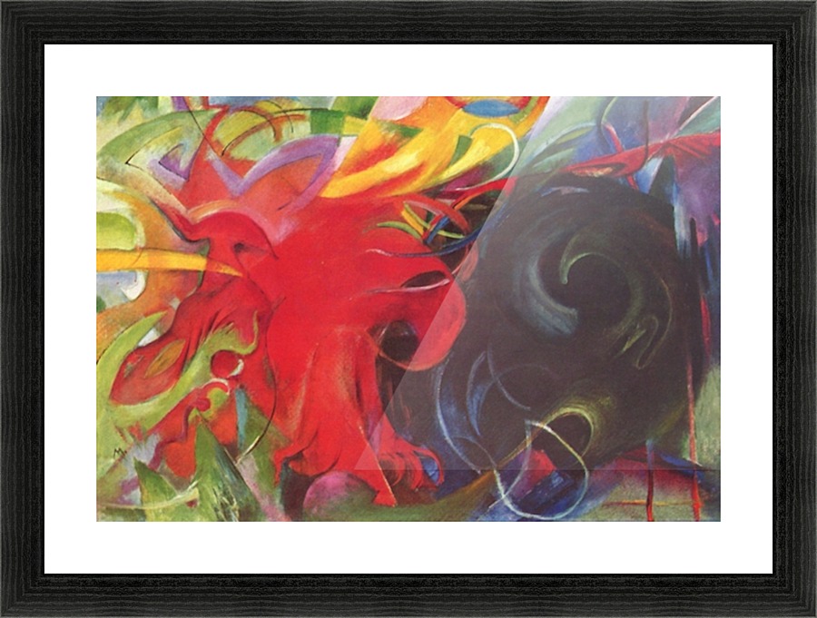 Fighting forms Picture Frame print