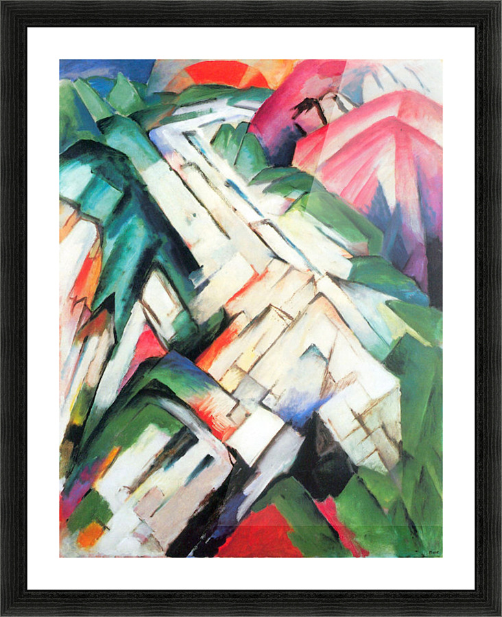 Mountains  landscape Picture Frame print