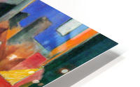 Abstract with cattle HD Metal print