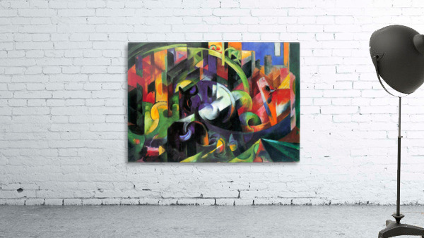 Abstract with cattle Wall Preview