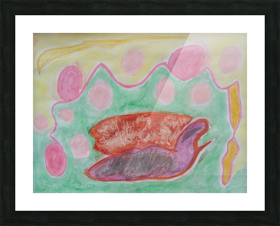 caracol subi Picture Frame print