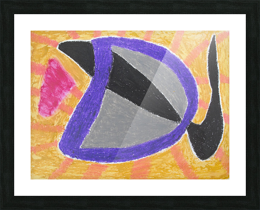 cat eye subi Picture Frame print