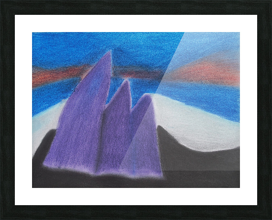 mountains subi Picture Frame print